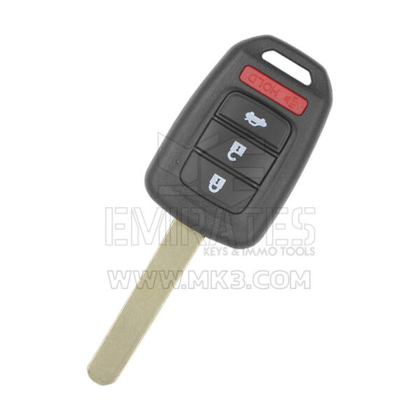 Honda CR-V 2014 2016 Remote Key 4 Buttons 313.8MHz Honda G Transponder