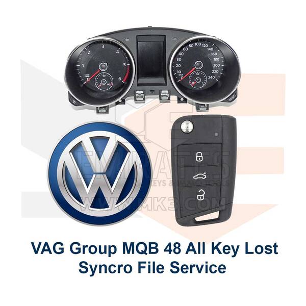 VAG Group MQB 48 خدمة ملفات Syncro المفقودة لجميع المفاتيح