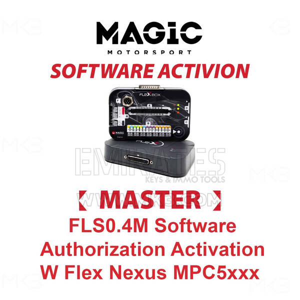 MAGIC FLS0.4M Software Autorización Activación SW Flex Nexus MPC5xxx Master