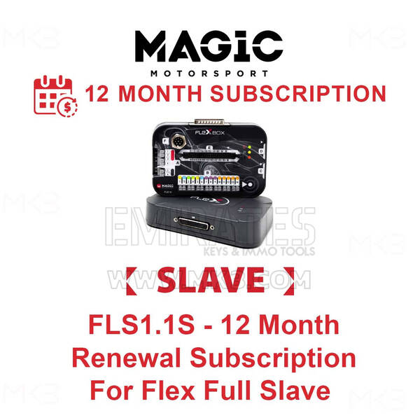 MAGIC FLS1.1S - Flex Full Slave için 12 Aylık Yenileme Aboneliği