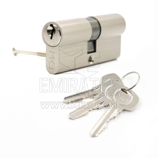Pure Brass Cylinder with 3 pcs Brass Normal Keys, PN Size 70mm