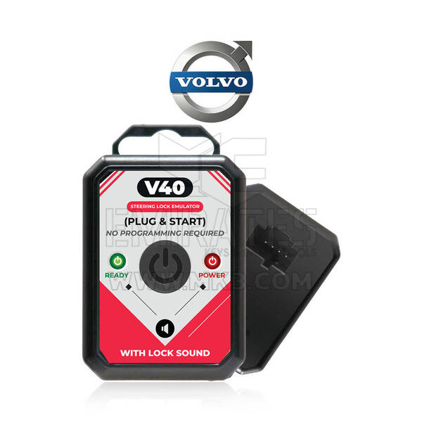Volvo V40 2012-2019 ESL ELC SCL Steering Lock Emulator Simulator With Lock Sound