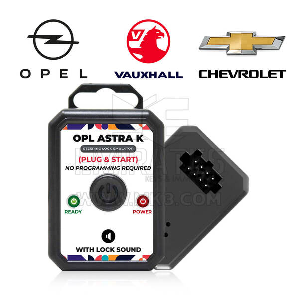 Opel Emulator - Opel / Vauxhall Astra K / Chevrolet Cruze 2010-2015 Steering Lock Emulator Simulator With Lock Sound Plug and Start Original Connector