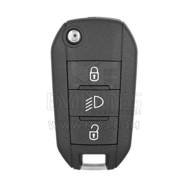 Peugeot Citroen 3 botões Flip Remote Key Shell com lâmina HU83