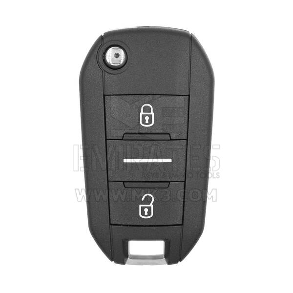 Carcasa para llave remota con tapa de 2 botones para Peugeot Citroen, hoja HU83
