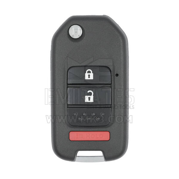 Carcasa para llave remota Honda Flip 2+1 botones
