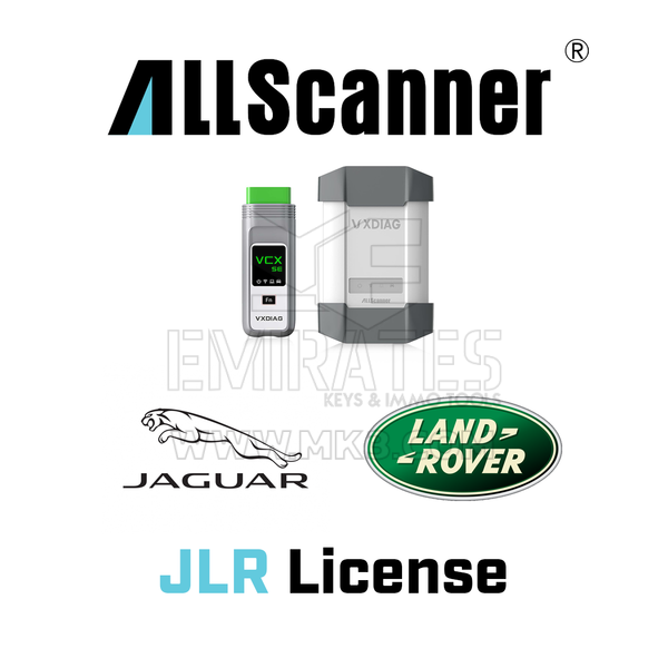 Licença de todos os scanners JLR para ferramenta de diagnóstico VCX-DoIP / VCX SE