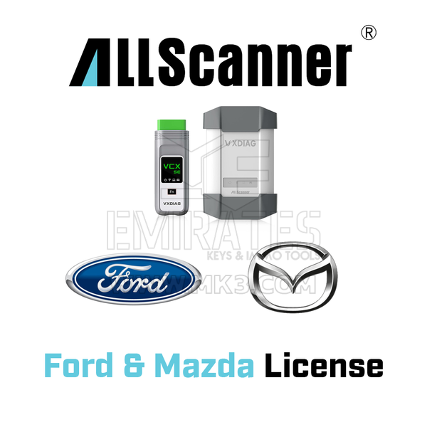 Licenza per tutti gli scanner Ford/Mazda per lo strumento diagnostico VCX-DoIP/VCX SE