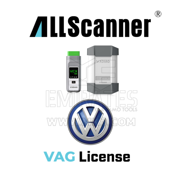 Licence VAG pour tous les scanners pour l'outil de diagnostic VCX-DoIP / VCX SE