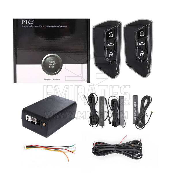 Keyless Entry Kit For Volkswagen Golf works with Factory OEM Push Start Button (Add Key) ESW309C-G8