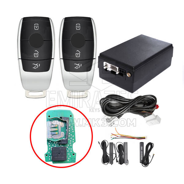 Il kit di accesso senza chiave per auto Mercedes FBS4 funziona con il pulsante di avvio OEM di fabbrica (aggiungi chiave) ESW312-BE2-A