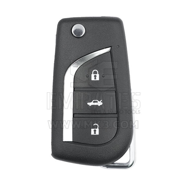 Keydiy Xhorse Toyota tipo Flip carcasa de llave remota 3 botones