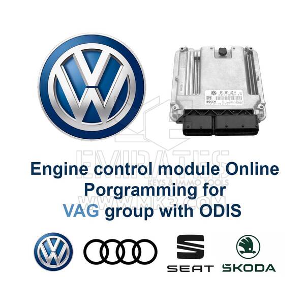Módulo de controle do motor Programação online para grupo VAG com ODIS