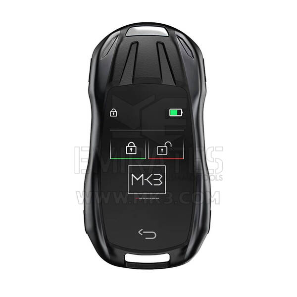 Kit de chave inteligente universal LCD com entrada sem chave e sistema de rastreamento de localização estilo Porsche estilo IOS carro cor preta