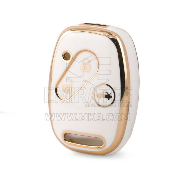 Cover Nano di alta qualità per chiave telecomando Honda 3 pulsanti colore bianco HD-J11J3A