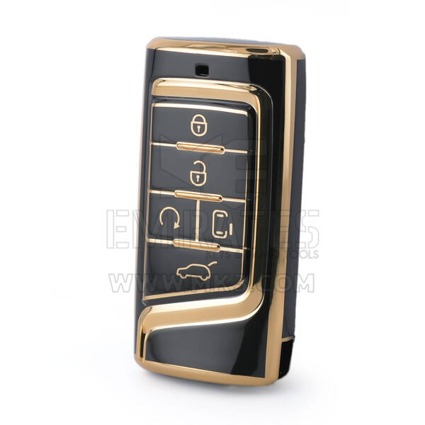 Nano – housse de haute qualité pour clé télécommande intelligente Trumpchi, 5 boutons, couleur noire, CQ-A11J