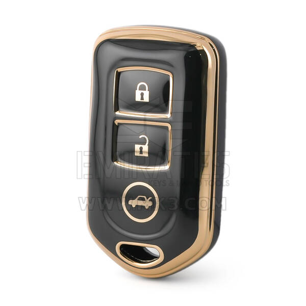 Nano High Quality Cover For Toyota Remote Key 3 Buttons Black Color TYT-L11J3