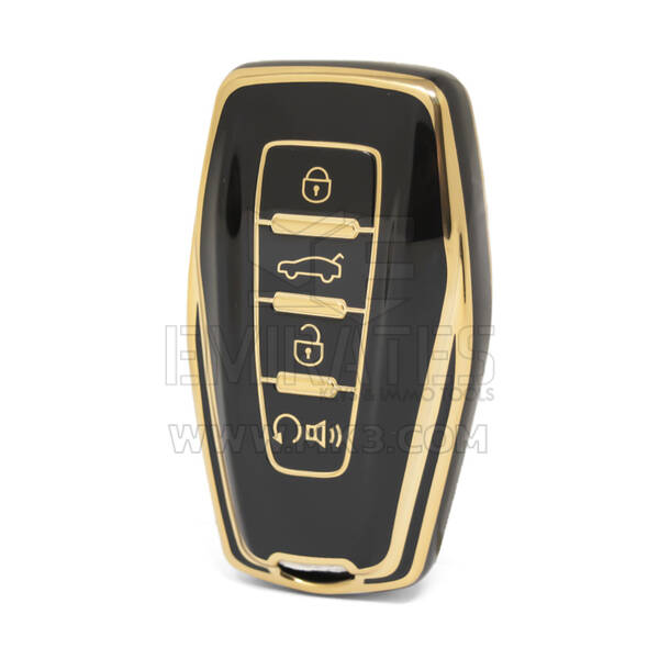 Geely Remote Key için Nano Yüksek Kaliteli Kapak 4 Düğme Siyah Renk GL-B11J4D