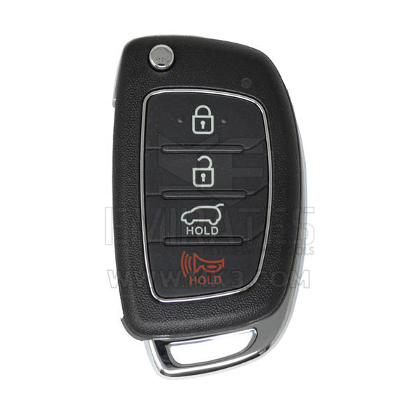 Hyundai Santa Fe 2013-2015 coque de clé à distance rabattable 3 + 1 bouton lame HYN17R