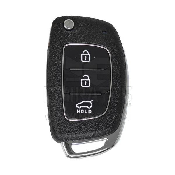 Hyundai Santa Fe 2013-2015 Flip Remote Key Shell 3 Botões Lâmina HYN17R
