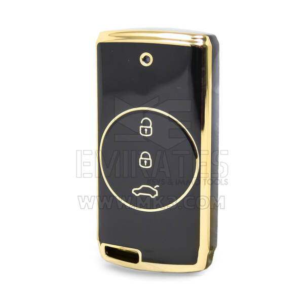 Nano High Quality Cover For Chery Remote Key 3 Buttons Black Color CR-E11J