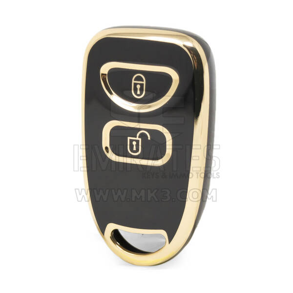Nano High Quality Cover For Kia Remote Key 3 Buttons Black Color KIA-P11J3