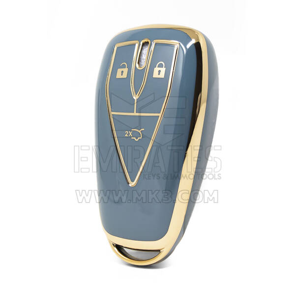 Nano High Quality Cover For Changan Remote Key 3 Buttons Gray Color CA-C11J3