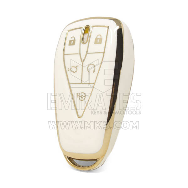 Nano High Quality Cover For Changan Remote Key 5 Buttons White Color CA-C11J5