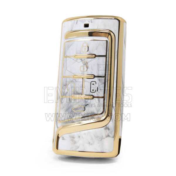 Nano High Quality Marble Cover For Trumpchi Remote Key 5 Buttons White Color CQ-A12J