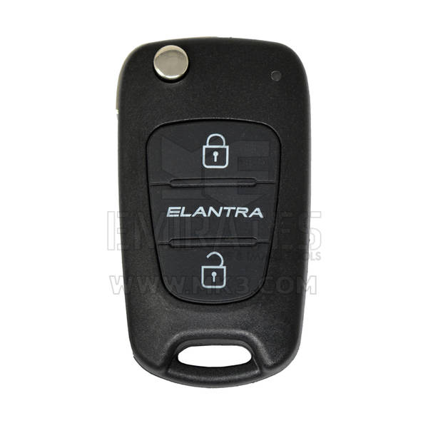 Coque de clé télécommande rabattable Hyundai Elantra, 2 boutons, HYN14R
