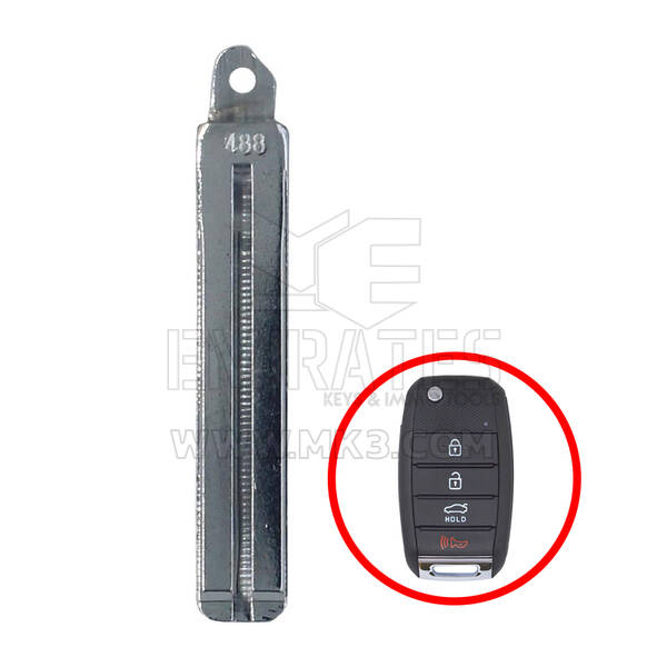 KIA Cadenza Genuine Emergency Smart Remote Key Blade 81996-3R500