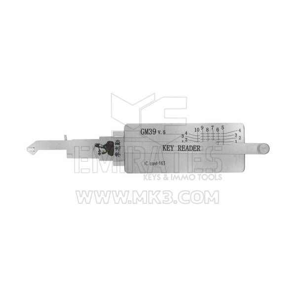 Original Lishi GM39 V.5 2 en 1 Selección automática y decodificador para GM