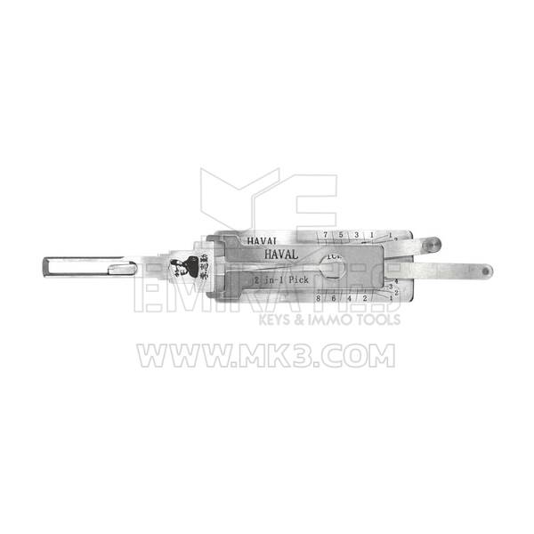 Original Lishi HAVAL 2-in-1 Decoder and Pick for GWM , HAVAL