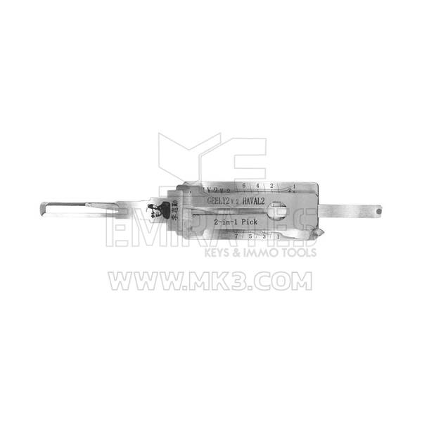 Decoder originale Lishi Geely2 V. 2 Haval2 2-in-1 e plettro per Geely, HAVAL