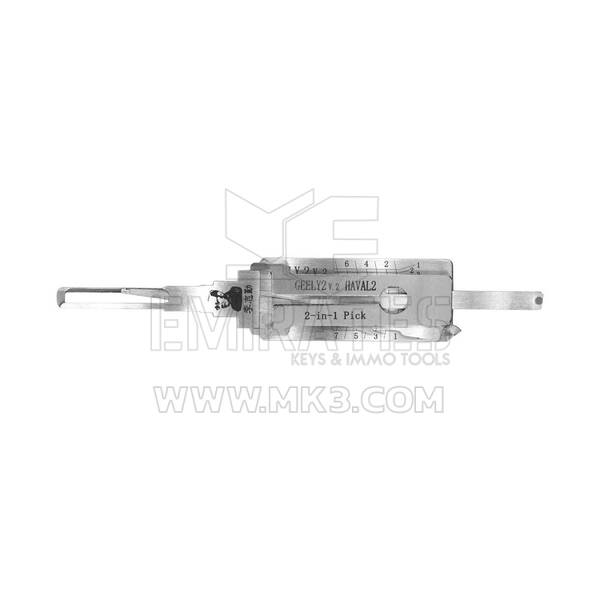 Decodificador e escolha 2 em 1 Lishi Geely2 V. 2 Haval2 original para Geely, HAVAL