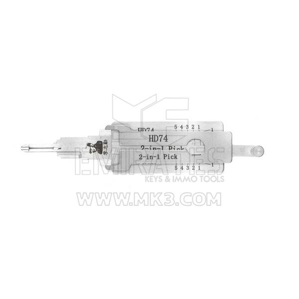 Lishi HD74 / HON31R 2 في 1 اختيار تلقائي وفك تشفير لدراجة نارية هوندا