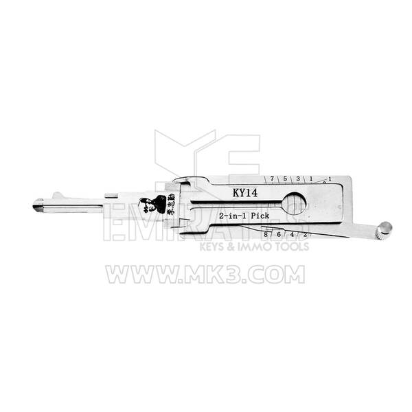 Original Lishi KY14 2-in-1 Decoder and Pick for KIA