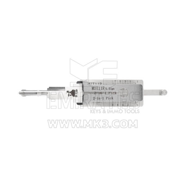 Decoder e plettro originali Lishi MIT11 v.3 2-in-1 per Mitsubishi (accensione)