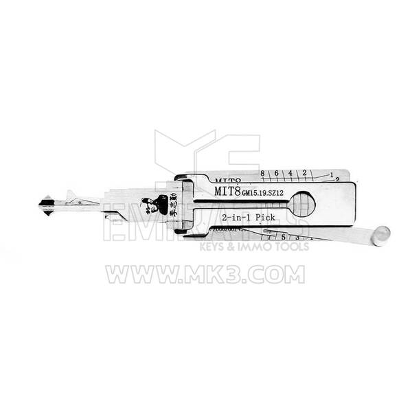 Оригинальный декодер и переключатель Lishi MIT8 GM15.19.SZ12 2-в-1 для Mitsubishi (зажигание)