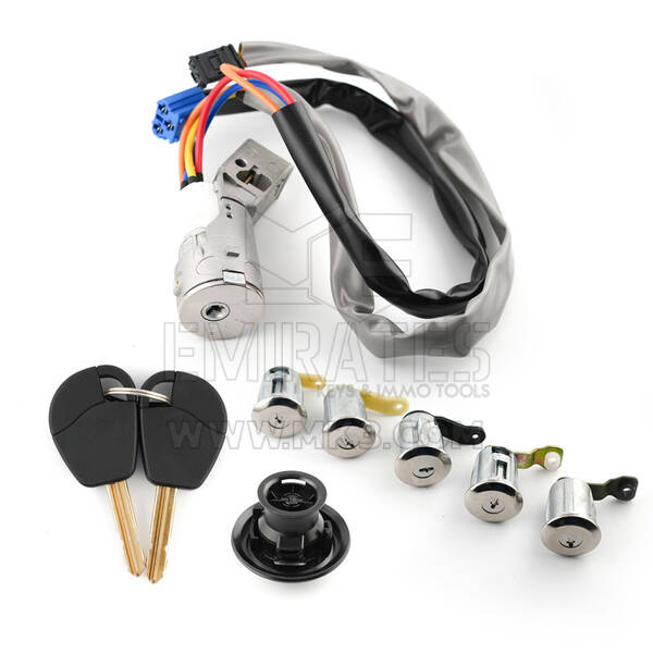 Kit de serrures Peugeot Partner Citroën Berlingo 3+2 broches - 4162CF
