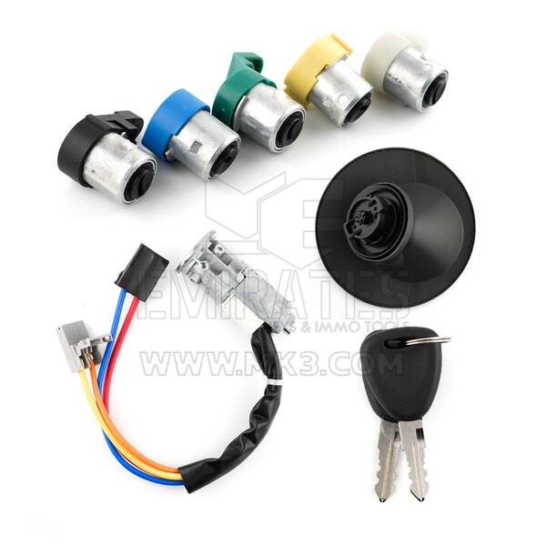Renault Kangoo Lock Set 4 Pin - 7701472590