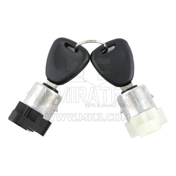 Дверной замок Renault Kangoo - белый и черный