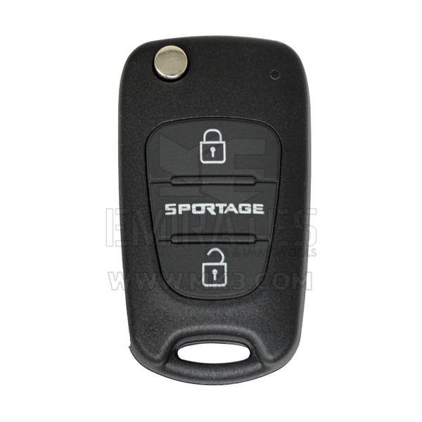 Coque de clé télécommande pliable Kia Sportage, 3 boutons