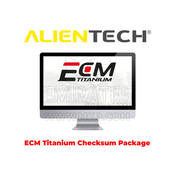 Alientech - Paquete de suma de comprobación de titanio ECM