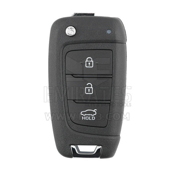 Hyundai Elantra 2024 Chave remota flip genuína 3 botões 433 MHz 95430-AA800