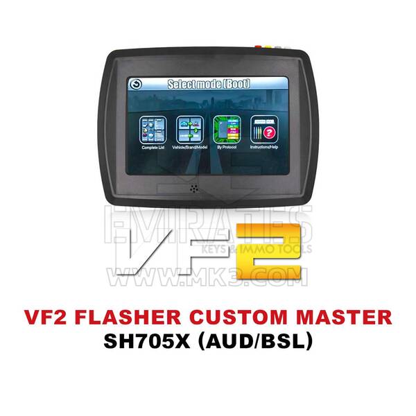 Maître personnalisé VF2 Flasher - SH705x (AUD/BSL)