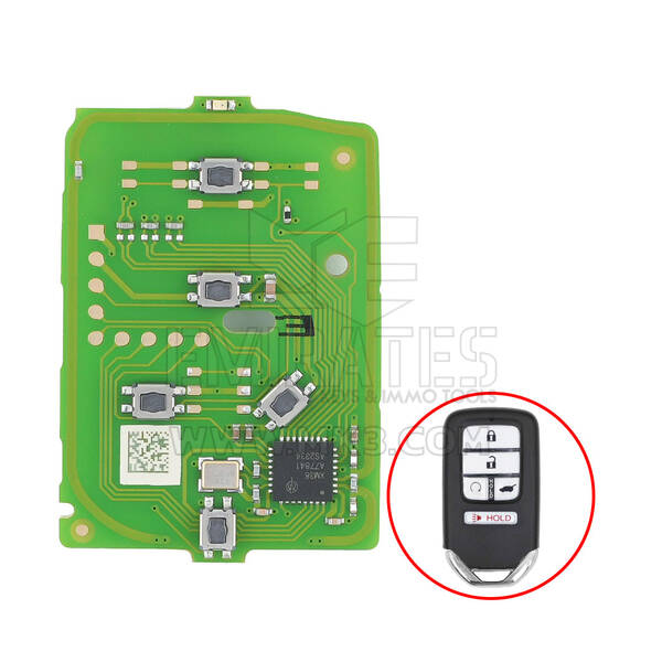 Xhorse Honda Chiave telecomando intelligente universale PCB 5 pulsanti XZBT44EN