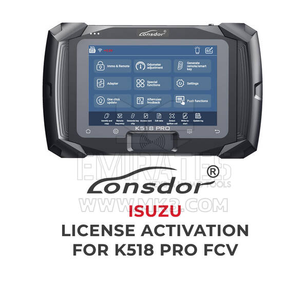 Lonsdor - K518 Pro FCV İçin Isuzu Lisans Aktivasyonu