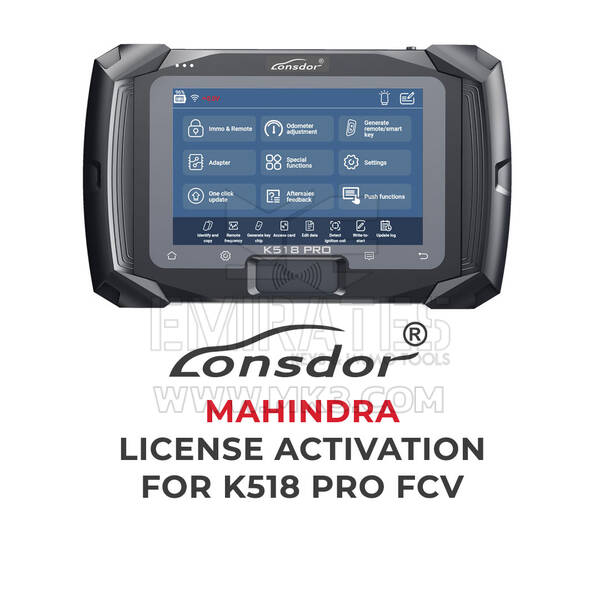 Lonsdor - Mahindra License Activation For K518 Pro FCV