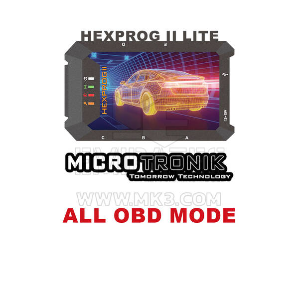 Microtronik - Hexprog II Lite - ترخيص لجميع أوضاع OBD